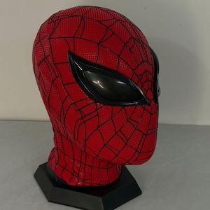 Custom Spiderman Mask With Magnetic Lenses, Wearable Movie Prop