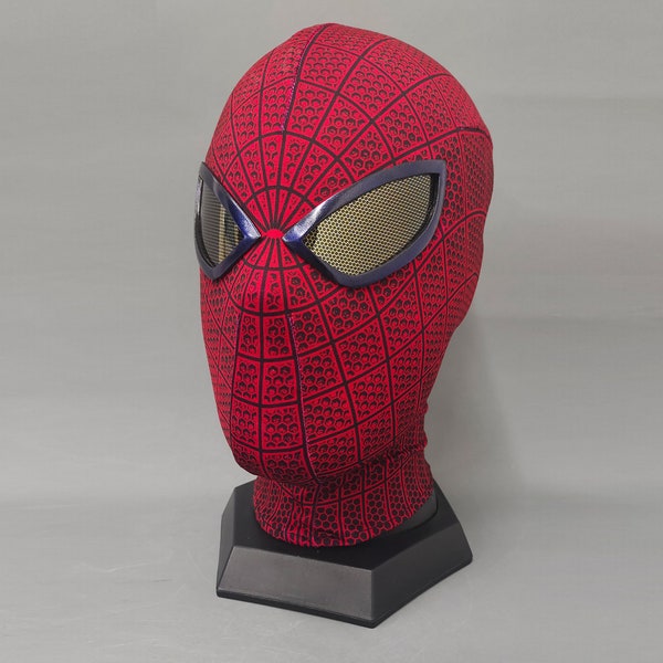 Masque Spider Man, Cadeau de Noël, Avec coque faciale et lentilles magnétiques, Cosplay, The Amazing Spider-man 1 Mask, Cadeau pour ami, Cadeau