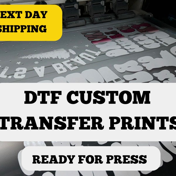 Custom DTF Transfer Printing, Custom Gang Sheet, DTF Print Shirt, Custom Heat Transfer, Bulk Ready Dtf Transfer, Wholesale Dtf Print