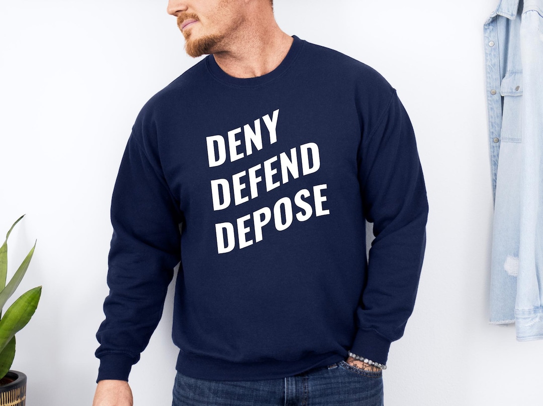 Deny Defend Depose T-shirt, Bold Statement Tee, Unisex Classic Shirt ...