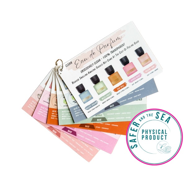 Clean Eau de Parfum Tip Card Set (6 double-sided cards)