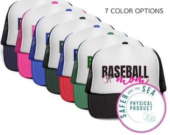 Baseball Mom Trucker Hat | Retro Foam, Game Day Style