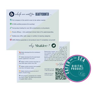 Pourquoi Shaklee (et Beautycounter) Cartes de correspondance