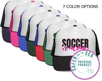 Retro Soccer Mom Trucker Hat: Trendy Game Day Style