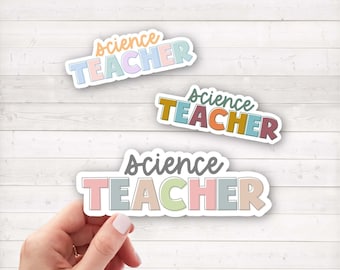 Science Teacher Sticker | Science Teacher Gift | High School Teacher Sticker | Middle School Teacher Water Bottle Sticker
