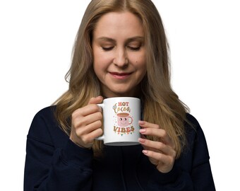 Hot Cocoa - White Glossy Mug