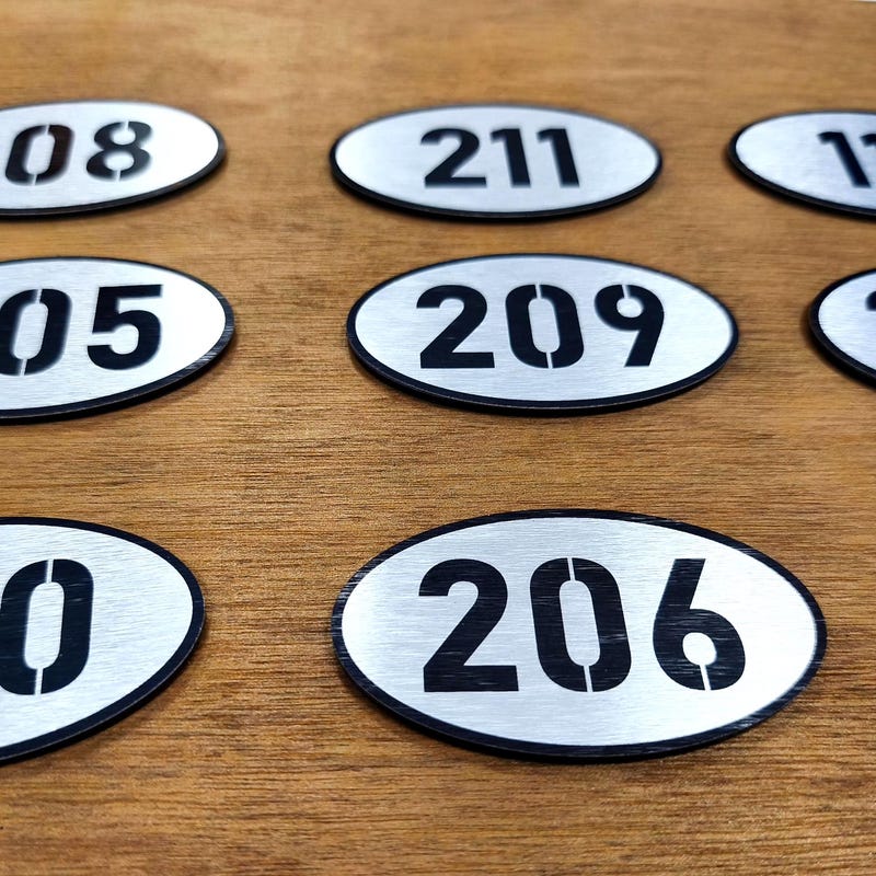Room Number Lettering Room Number Signs - Etsy