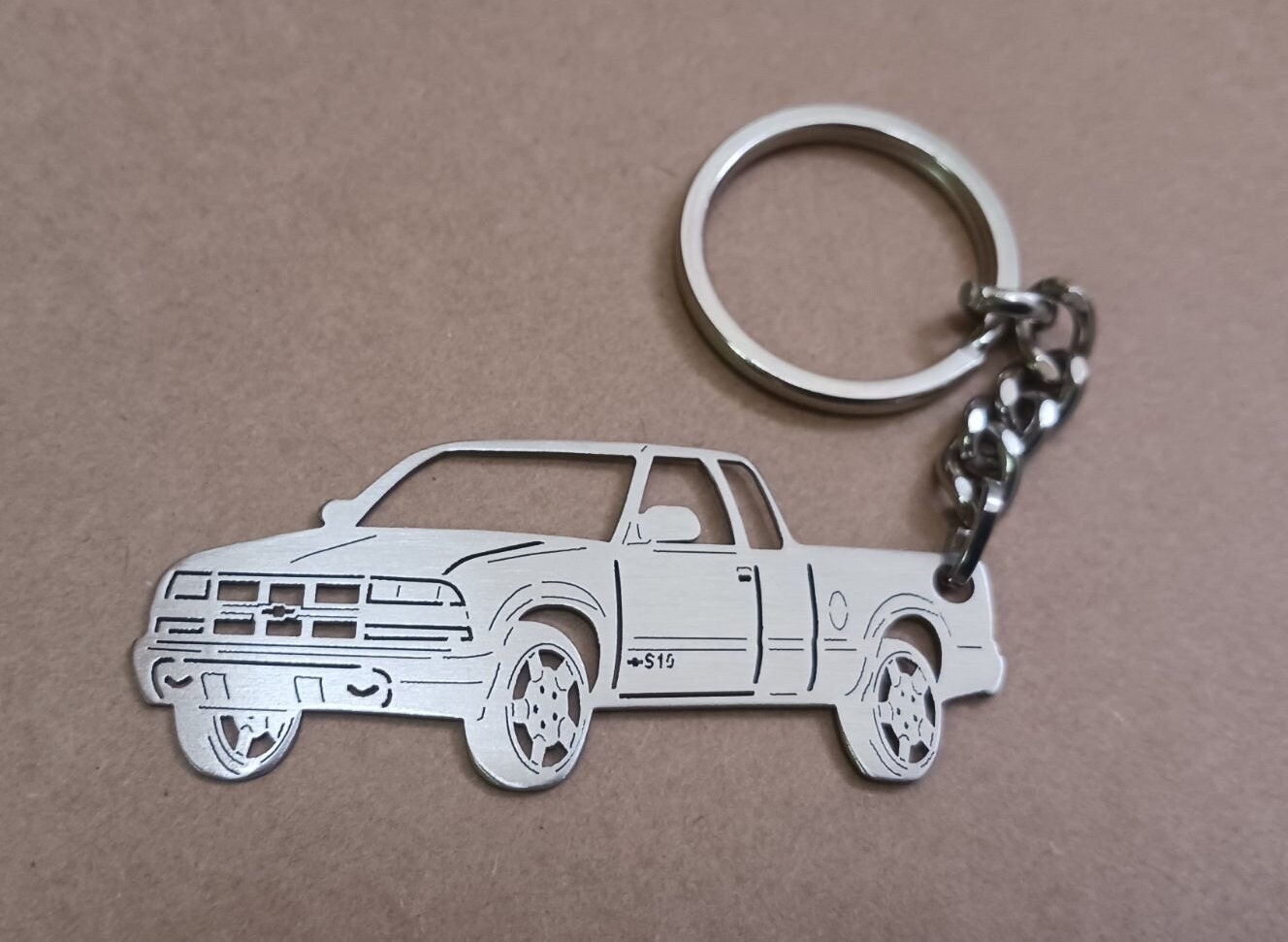 S10 custom key chain, birthday gift for him, personalized stainless steel keyring, Christmas gift