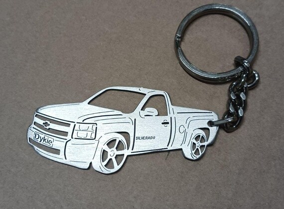Chevy Keychain Compatible With Chevy Silverado 1500 Accessories - Toy Truck Gift - Foto 5