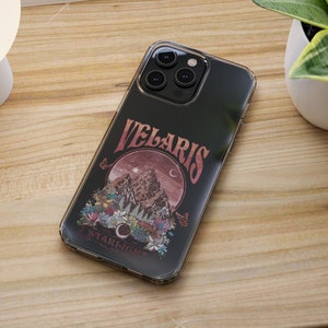 Velaris City ACOTAR Clear Phone Case Velaris Court Of Dreams iPhone The Night Court Phone SJM Merch City of Starlight Case Velaris Samsung