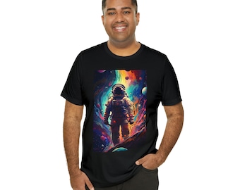 Koszulka Retro Space Astronaut Planets Cyberdelic Graphic