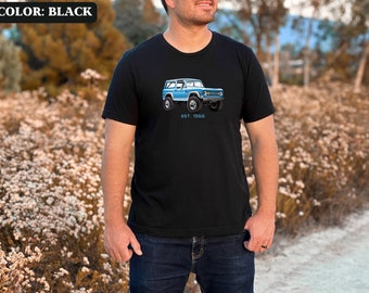 Ford Bronco 1966 Shirt Ford Bronco Tshirt Off-Roading Shirt Adventure Tee Ford Bronco Tee Shirt Gift for Bronco Lover T-shirt Gift For Him