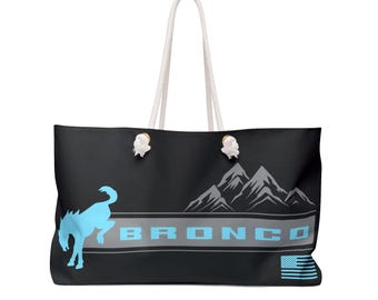 Ford Bronco Weekender Bag Bronco Weekender Bag Bronco Tote Bag Ford Tote Bag Ford Bronco Hand Bag Bronco Gift For Her Bronco Gift For Him