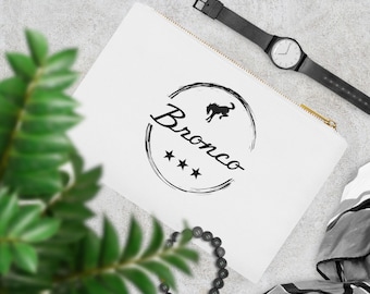 Ford Bronco Cosmetic Bag Ford Bronco Makeup Bag Ford Bronco Canvas Cosmetic Pouch Bronco Babe Makeup Bag Bronco Gift For Her Bronco Gift