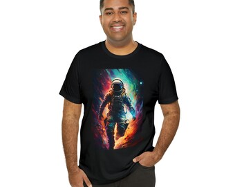Koszulka Retro Space Astronaut Planets Cyberdelic Graphic