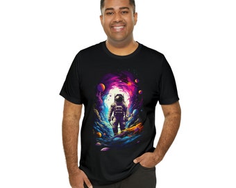 Koszulka Retro Space Astronaut Planets Cyberdelic Graphic