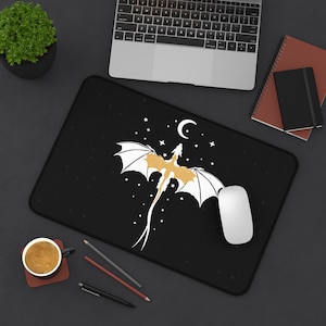 Fourth Wing Desk Mat The Empyrean Desk Mat Basgiath War College Desk Mat Dragon Rider Desk Mat Fourth Wing Merch Rebecca Yarros Desk Mat