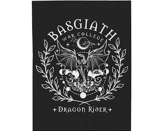 Fourth Wing Blanket The Empyrean Blanket Basgiath War College Blanket Dragon Rider Blanket Fourth Wing Merch Rebecca Yarros Blanket