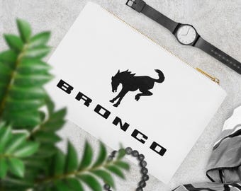 Ford Bronco Cosmetic Bag Ford Bronco Makeup Bag Ford Bronco Canvas Cosmetic Pouch Bronco Babe Makeup Bag Bronco Gift For Her Bronco Gift
