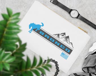 Ford Bronco Cosmetic Bag Ford Bronco Makeup Bag Ford Bronco Canvas Cosmetic Pouch Bronco Babe Makeup Bag Bronco Gift For Her Bronco Gift