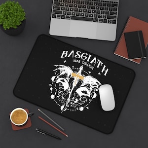 Fourth Wing Desk Mat The Empyrean Desk Mat Basgiath War College Desk Mat Dragon Rider Desk Mat Fourth Wing Merch Rebecca Yarros Desk Mat
