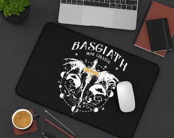 Fourth Wing Desk Mat The Empyrean Desk Mat Basgiath War College Desk Mat Dragon Rider Desk Mat Fourth Wing Merch Rebecca Yarros Desk Mat