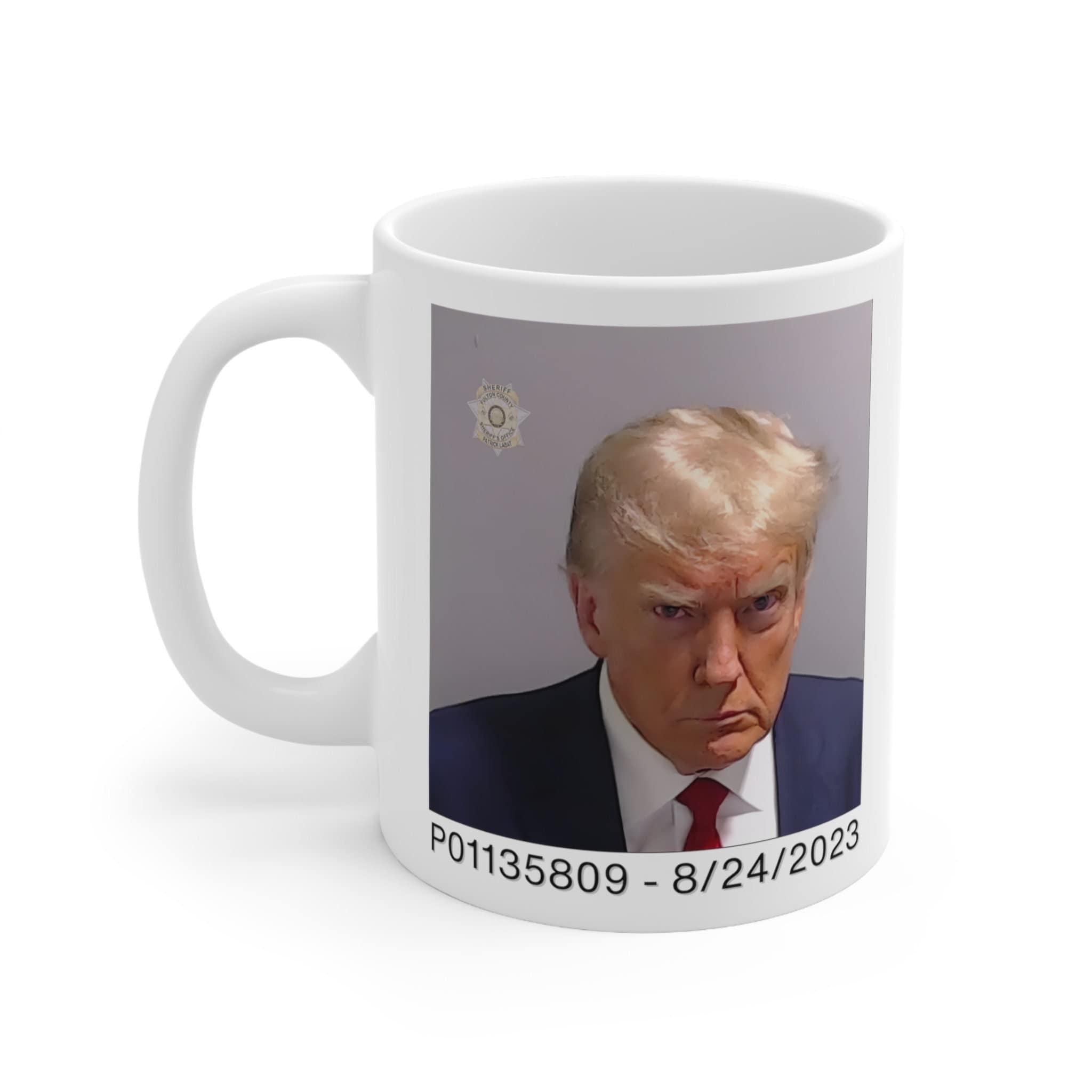 Donald Trump Legend Mug Shot Vinyl Stickers – High Quality, Multi-Color, Made In USA
