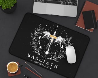 Fourth Wing Desk Mat The Empyrean Desk Mat Basgiath War College Desk Mat Dragon Rider Desk Mat Fourth Wing Merch Rebecca Yarros Desk Mat