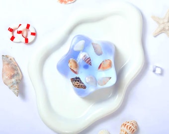 Peluche blando transparente con forma de estrella oceánica, Taba Squishy, juguete antiestrés, regalo kawaii para niños y adultos.