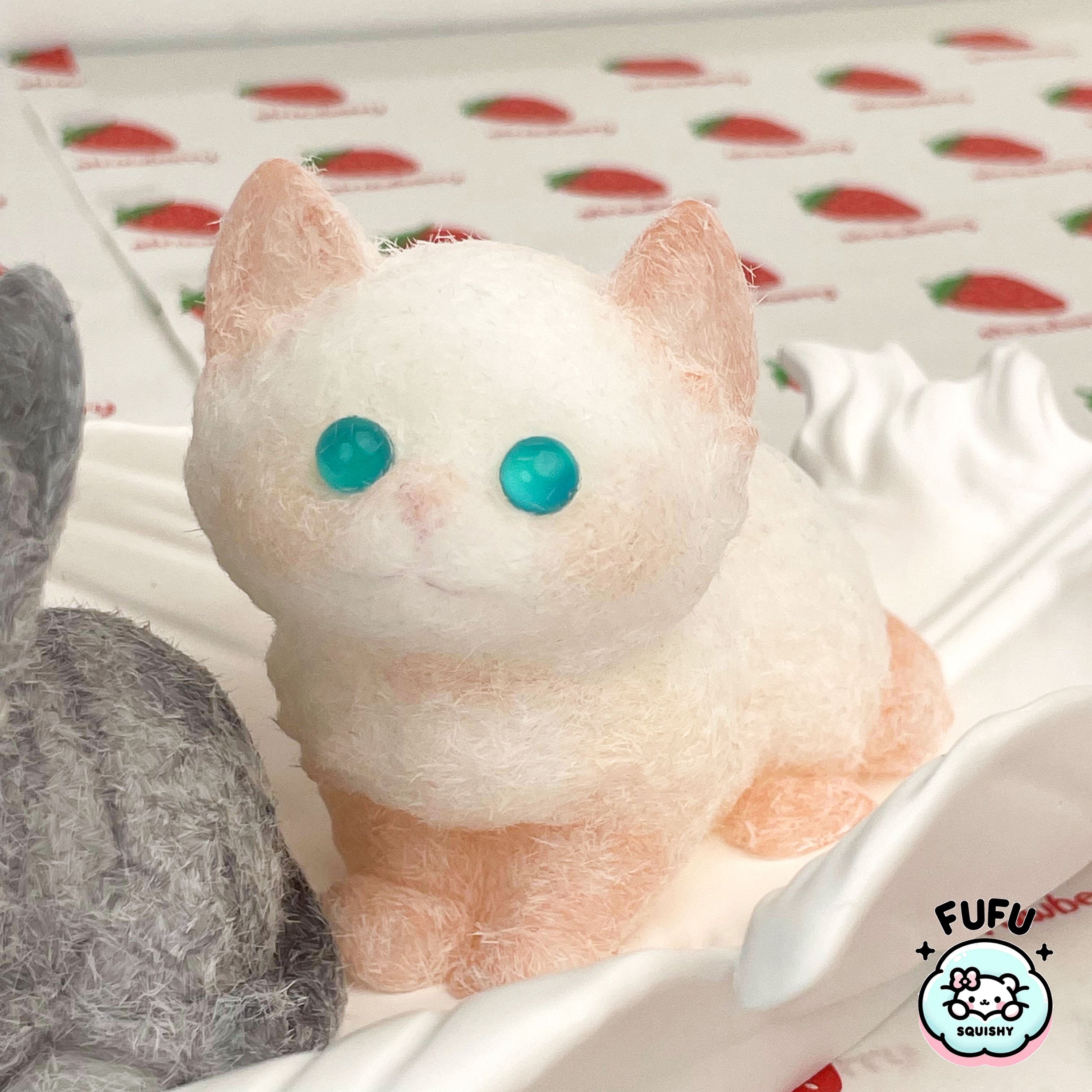 Realistic Cat Squishy Taba Squishy Stress Reliver Gift for Kids Sensory
