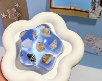 Estrella de mar transparente blandita – Juguete antiestrés de crecimiento lento, ideal para aliviar el estrés y decorar el escritorio.