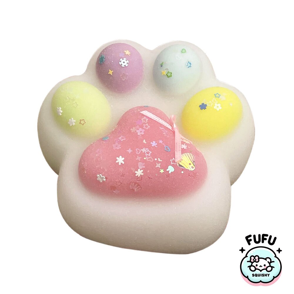 Squishy Zampa Di Gatto: Giocattolo Antistress Morbido E Rimbalzante, Pallina Fidget Per Alleviare Ansia, Regalo Per Bambini E Adulti