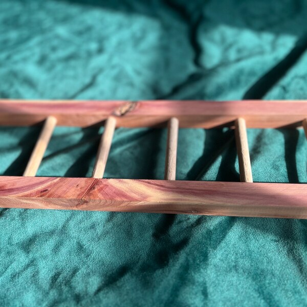 Plant Ladder - SIZE LARGE Handmade Moss Pole Alternative Plant Trellis for Indoor Plant Cedar Woodworking Gifts for Plant Lovers Plant Gifts