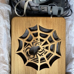 Handmade Spider Craft Night Light Halloween Home Decor image 10