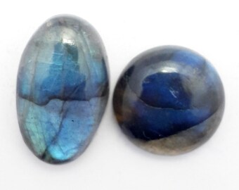 Pietra preziosa di labradorite blu: cabochon di cristallo curativo, pietra pendente
