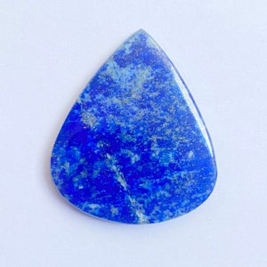 Natural Lapis Lazuli Pendant - Loose Blue Lapis Cabochon - Lapis Lazuli Healing Gemstone - Polished Blue Lapis Crystal For Making Jewelry