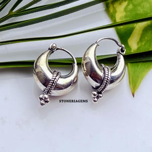 16 x 14 mm Vintage Sterling Silber Creolen, grobstrick Creolen, hohle Creolen Silber Ohrringe, grobstrick Ohrhänger 925er Silber zierlicher Ohrring