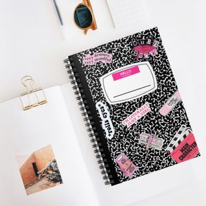 Burn Book Styled Notebook - Ruled Line With Fun Design for Notes ...