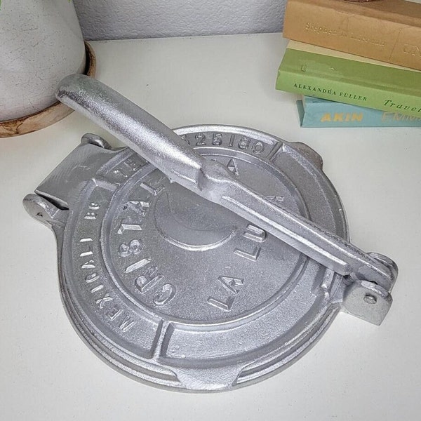 Authentic Mexican Tortilla press made in Mexico// US Seller // Aluminum// Lightweight