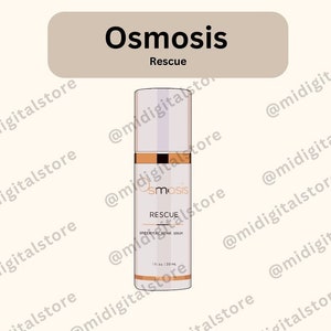 Osmosis Rescue Epidermal Repair Serum Illustration, Aesthetician Esthetician Spa Digital Graphics, Instant Download, PNG JPG