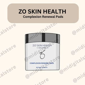 May include: A white jar with black lettering that reads "ZO SKIN HEALTH by ZEIN OBAGI, MD" and "COMPLEXION RENEWAL PADS 60 Pads/Tampons".