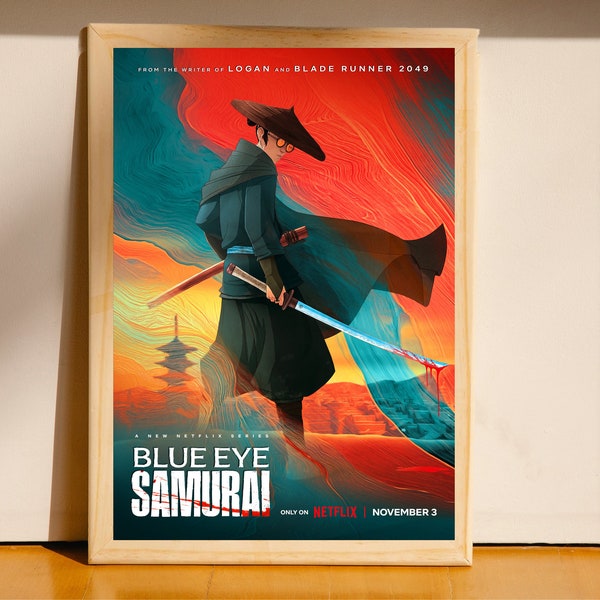 Blue Eye Samurai Season 1 Movie posters|poster collectibles|Canvas Poster |house decorations