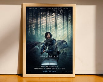 Adam Driver 65 Movie posters|poster collectibles|Canvas Poster |house decorations