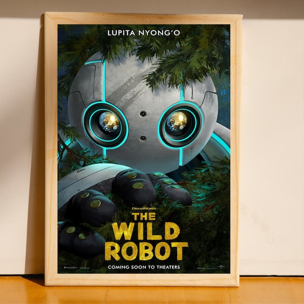 The Wild Robot Movie posters|poster collectibles|Canvas Poster |house decorations