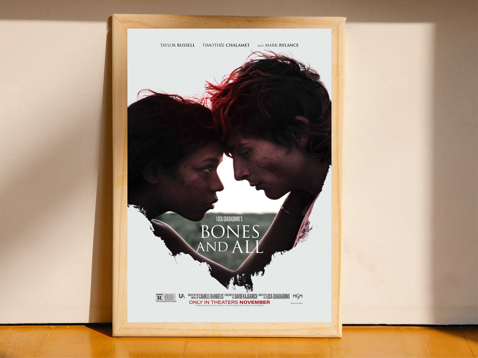 Bones and All Movie Poster- Room Decor Wall Art