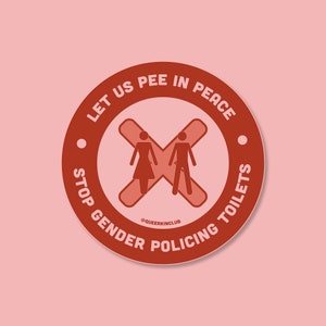 Laten we in vrede plassen | Queer-sticker | Trans en niet-binair | LGBTQIA+ | Queer Pride | Perfect cadeau voor haar, hen, hem