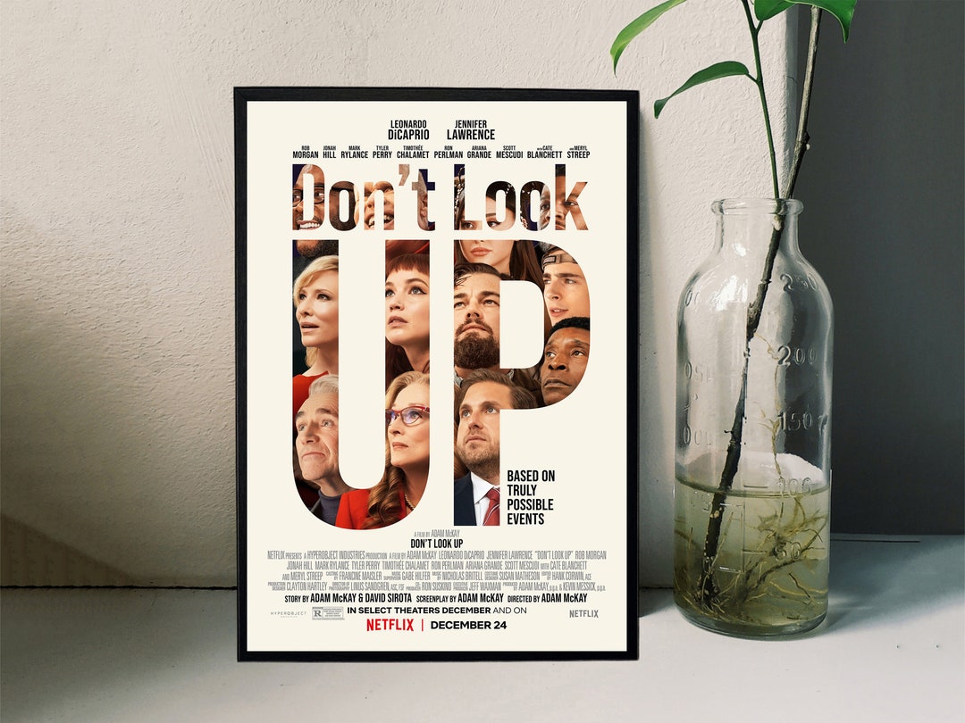 Dont look up movie poster film room decor wall art poster gift canvas