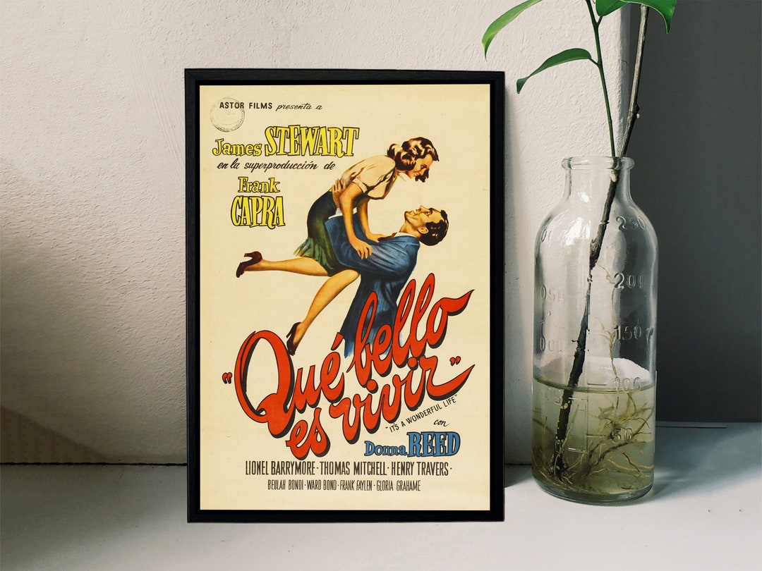 Its a Wonderful Life Movie Poster Film/room Decor Wall Art/poster Gift ...