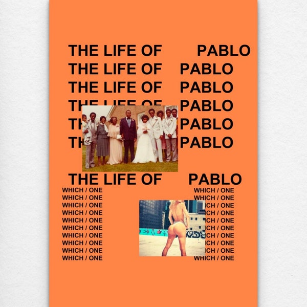 Kanye West - The Life of Pablo - Poster and Wrapped Canvas