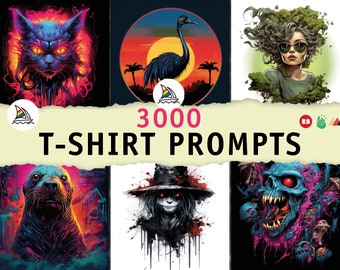 Más de 3000 diseños de camisetas, indicaciones para el viaje, arte con IA, indicaciones para el viaje, arte con IA para el viaje, aprender a viajar, arte digital, generar con IA, arte
